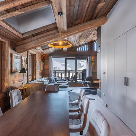 Avec Partage, 5 Chambres, Piscine, Parkings A - Fr-1-569-187 Apartamento Megève